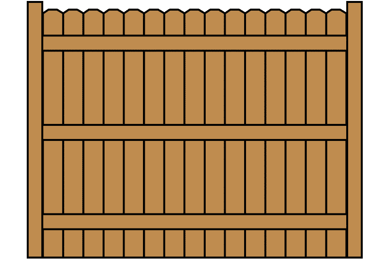 Solid Privacy Fence Installation | Solid Wood Fence Company | Veterans Fence Company