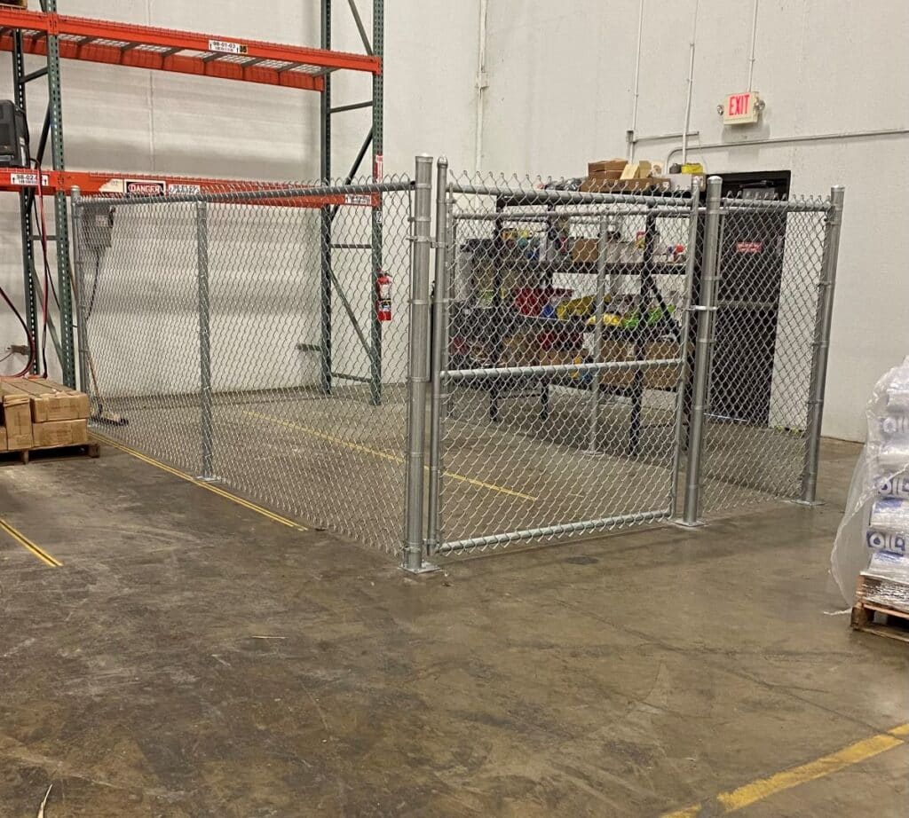 Commercial Interior Fence Enclosures