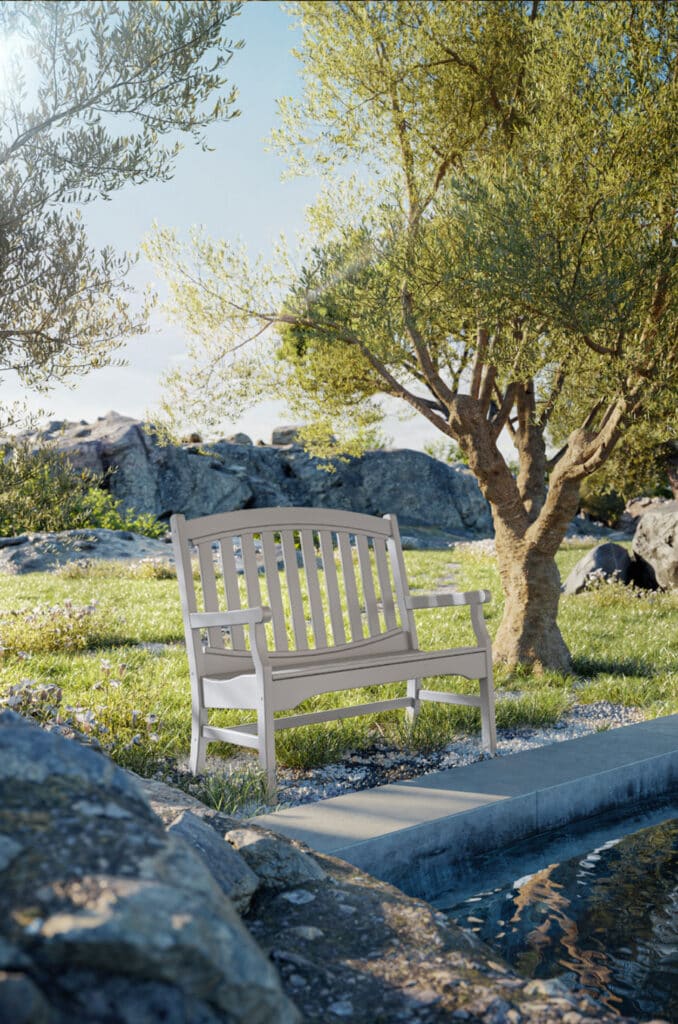 Outdoor Furniture Collection | Little Creek Bench | Veterans Outdoor Living Company