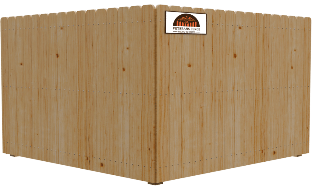 Solid Wood Privacy Fence