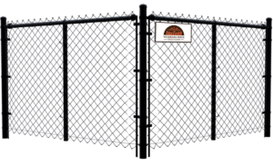 Black Chain Link Fence